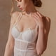 thumbnail image 4 of Mono de microcuerpo ajustado con sujetador de encaje de tentación sexy de estilo francés Ropa interior de una pieza de corte entallado francés, 4 of 6