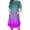 Purple, variant on Women's Short Sleeve Maternity Dress,Plus Size Maternity Dress,Print Nursing Maternity Dress Short Sleeve Round Neck Side Zipper Breastfeeding Gown
