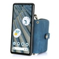 thumbnail image 4 of for Google Pixel 7a Wallet Case, Crossbody Phone Purse with Card Holder for Women, Zipper PU Leather Carrying Cover Gift with Shoulder Strap Kickstand Anti-drop for Google Pixel 7a - Blue, 4 of 12