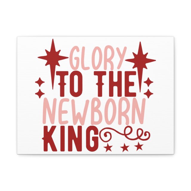 Scripture Walls The Newborn King Luke 2:13-14 Christian Wall Art Print Ready to Hang Unframed