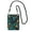 Black, variant on Lightweight Crossbody Cell Phone Purse Bag with Arm Band, Wallet & Key Pouch for Walking, Travel and Hiking, Teal Rocks And Pebbles, Pink