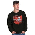 thumbnail image 5 of Ohio Buckeye State Athlete Fan Smurfs Sweatshirt for Men or Women Brisco Brands S, 5 of 6