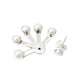 thumbnail image 2 of Aretes Abanico Perlas Marca Ketzalia De Plata Ley .925 KETZALIA JOYERIA ARTESANAL Colección 2021, 2 of 3