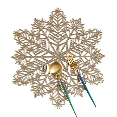 

Ana Christmas Decorative Placemat with Exquisite Design Heat Insulation and