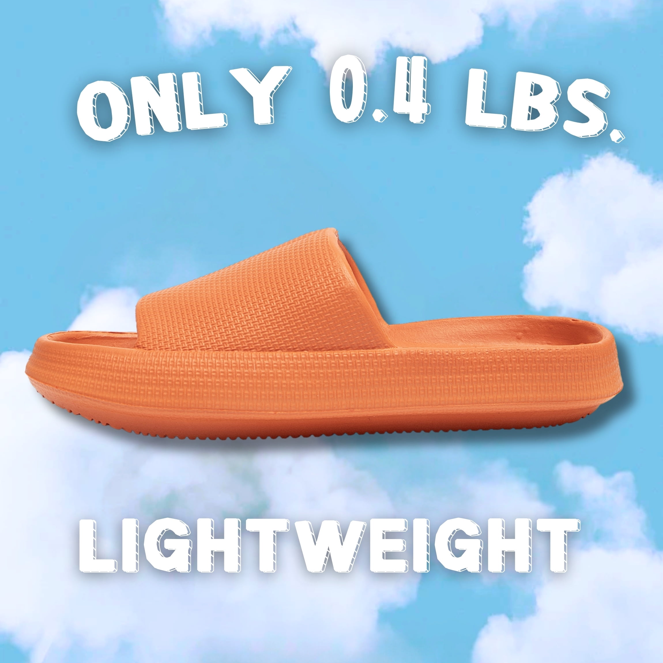 BERANMEY Comfort Non-Slip Lightweight Cloud Sandals Slippers for Women and Men Pillow House Slippers Shower Shoes Indoor Slides Bathroom Ultimate Thick Sole Indoor Easy to Clean
