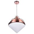 thumbnail image 2 of 1 Light Down Pendant with Copper Finish, 2 of 3