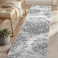 thumbnail image 6 of MeyJey 2'x8' Boho Vintage Runner Rug for Hallways, Non-Slip Machine Washable Area Rug Indoor Carpet Distressed Oriental Floor Rug for Bedroom/Dining/Living/Laundry Room, Light Gray, 6 of 14
