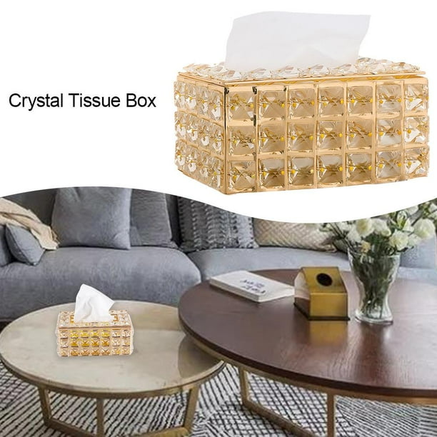 European Style Crystal Tissue Box Holder Home Living Room Coffee Table Drawer Hotel Decoration Napkin Com - Decorative Coffee Table Boxes European Style Crystal Tissue Box Holder Home Living Room Coffee Table Drawer Hotel Decoration Napkin Com - Decorative Coffee Table Boxes