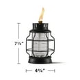 thumbnail image 5 of TIKI Brand 2-Pack 7.20 Inch Black Table Torch Lantern, 5 of 6