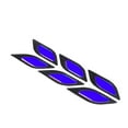 thumbnail image 2 of 6PCS Door Reflective Sticker, Anti-Scratch Warning Decal, Carbon Fiber Style for Car, Motorcycle, Truck - Blue, 2 of 8