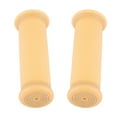 thumbnail image 2 of Empuñadura de Manillar,Eempuñadura de Manillar TPU Vintage de Motocicleta Universal de 1 pulgada y 25mm Empuñaduras de TPU Antideslizantes para Motocicleta y Bicicleta(Beige), 2 of 5
