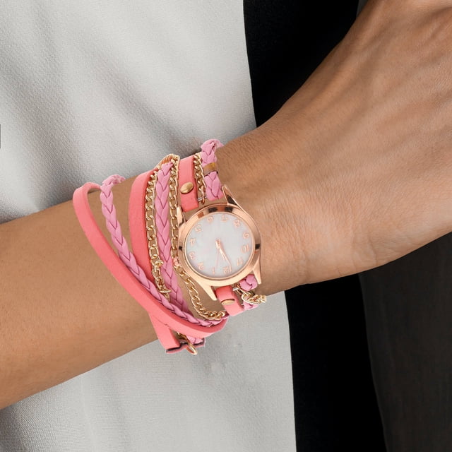 unbranded Para Mujer Con Delicado Y Correa Trenzada Color Rosa Para