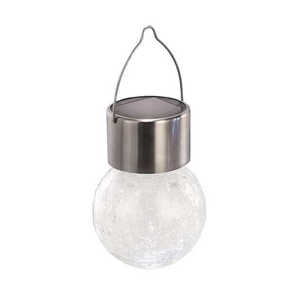 Luz Solar Led Que Cambia De Color Al Aire Libre Crack Glass Luces Colgantes Solares Decoración De Jardín Iluminación Nocturna Scienceny HA024819-02