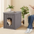 thumbnail image 5 of LHBcraft Outdoor Cat House, Weatherproof PP Cat Shelter for Feral & Stray Cats, Durable All-Season Pet House for Garden & Patio ,Gray, 5 of 6