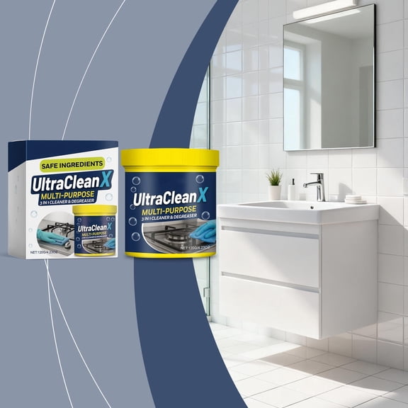FHBVT 120g Multi-Purpose Cleaner Powder for Kitchens Bathrooms Effective Stain Removal Odor Elimination Solution with Easy-to-Use Application for Fast Results Every Time and Long-Lasting Freshness.
