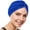 Royal, variant on Beemo Womens Swim Cap Bathing Turban-Polyester Twisted Pleated Turban Head Cover Light Blue