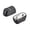 White Black, variant on Uxcell Straight Slide Potentiometer Flat Push Knob Insert Shaft 4x2mm White Black 10pcs