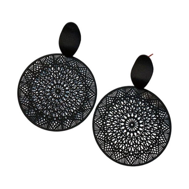 Pendientes colgantes vintage bohemios, estilo gótico, para regalo de boda. Ronda
