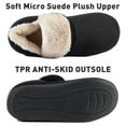 thumbnail image 4 of VONMAY Men's Suede Slipper Booties Memory Foam Slip Ons Anti-Skid Boots Indoor Outdoor, 4 of 7