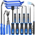 thumbnail image 1 of Mechanic Hook and Pick Tool Set & Car Trim Removal Kit with Fastener Clip Pliers Rivet Puller Magnetic Pickup Gasket Scraper NonScratch Plastic Pry Tools for Automotive Repair, 1 of 9