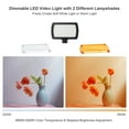 thumbnail image 2 of Lampe Vidéo LED Portable Dimmable pour Photographie avec Support de Chaussure pour Séance Photo, 2 of 8