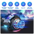 thumbnail image 5 of TST Bluetooth Hoverboard, 6.5" 300W Powerful Motor Hover Board with LED Lights, 6-10MPH Max Speed Self Balancing Electric Scooter, 5 of 7