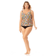 thumbnail image 3 of Anne Cole Plus - Twist Front Underwire Tankini Swim Top, 3 of 3
