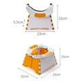 thumbnail image 2 of Orinal Entrenador de inodoro plegable para niños, orinal de viaje, asiento de inodoro, asiento de inodoro para bebé con protector contra salpicaduras, 30 bolsas de plástico, bolsa de almacen 1 1, 2 of 5