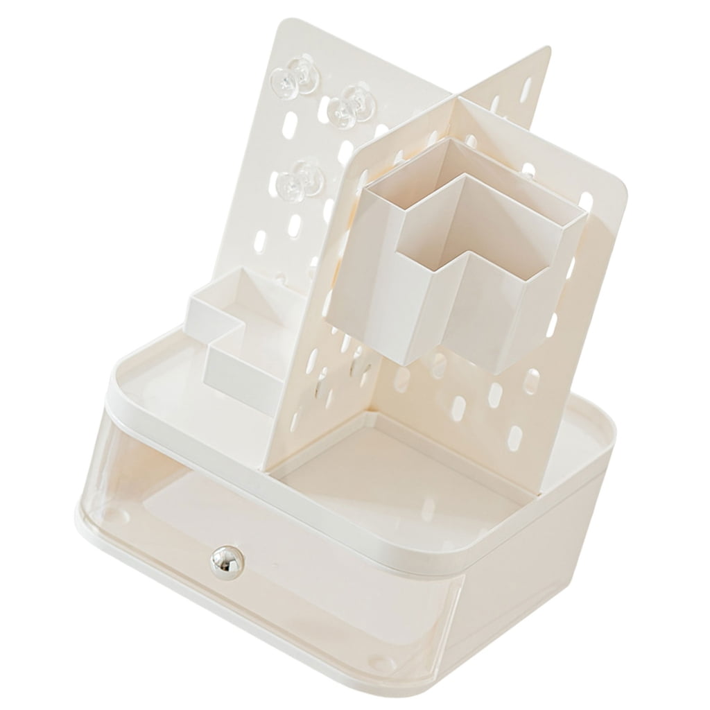 Stationery Organizer Desk Organizer with Pegboard Drawers Desktop Organizers