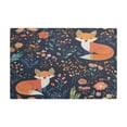 thumbnail image 6 of Qxltty Cute Fox Patterns Leather Drying Mat for Kitchen Countertops Coffee Mats Hide Stain Quickly Absorbs Water Tableware Decor, 6 of 6