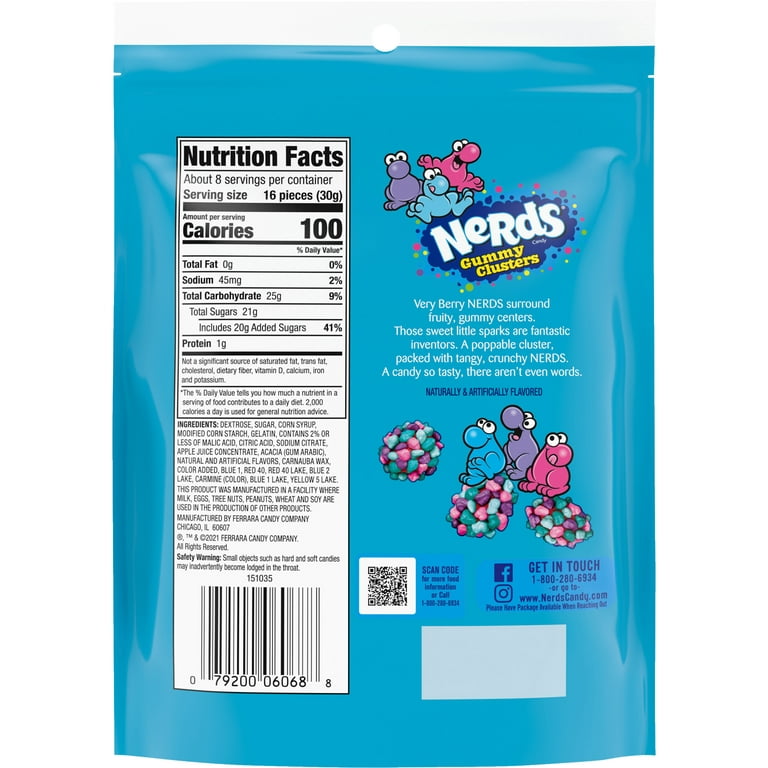 Nerds Doy Gummy Clusters Candy Case
