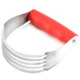 thumbnail image 1 of Coofit Dough Blender Rubber Handle Stainless Steel Pastry Cutter Dough Pastry Blender, 1 of 10