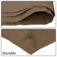 thumbnail image 3 of Sunny 6.5’ x 6.5' 6 Rib Brown Patio Umbrella Canopy, UV Protective 180g Polyester, 3 of 5