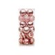 thumbnail image 1 of Kearding Paquete de 24 bolas de Navidad, decoración de árboles, adornos de plástico reutilizables para exteriores, colgante decorativo para habitación Kits de decoración para fiestas Oro rosa Kearding HA065168-05B, 1 of 6