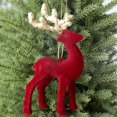 thumbnail image 5 of 2 Red Christmas Pendant Christmas Tree Decorative Deer Ornaments, 5 of 5