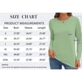 thumbnail image 5 of MOSHU 3 Pack T Shirts for Women Crew Neck Long Sleeve Womens shirts Casual Loose Fit Fall Tops, 5 of 8