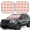 thumbnail image 2 of Picia Strawberry 2 Piece Car Windshield Sun Shade Foldable | Foldable Sun Shield for Front Window Blocks UV Rays and Keeps Your Vehicle Cool-, 2 of 7