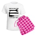 thumbnail image 5 of CafePress - No Such Thing As Too Many T Women's Light Pajamas - Women's Short Sleeve Print T-Shirt and Pants Light Cotton Pajama Set, 5 of 7