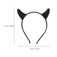 thumbnail image 3 of Miangastore Accessoires pour Cheveux de Carnaval Rouge 2 Pcs 6.5X5.5X0.4In, 3 of 9