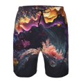 thumbnail image 3 of Pofeuu Explosive Fluid Splash Art Prin Men's Swim Trunks Quick Dry Bathing Suit Swimming Board Shorts Mesh Lining Beach Swimwear-XX-Large, 3 of 6