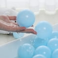 thumbnail image 4 of PlayMaty Ball Pit Balls - 2.75inches Plastic Phthalate & BPA Free Balls Crush Proof Stress Balls Swim Pit Fun Toy with Storage Bag for Baby Playhouse Birthday Party DecorationPack of 50(Light Blue), 4 of 8