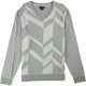 thumbnail image 1 of Alfani Suéter roto Chevron para hombre, gris, pequeño, 1 of 1