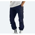 thumbnail image 1 of Pantalons Cargo Décontractés pour Hommes avec Multiples Poches, Type Droit pour Extérieur, 1 of 5