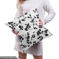 thumbnail image 4 of Ambesonne East Fabric by the Yard Upholstery, Sakura Blooom Silhouette, 3 Yards, Black White, 4 of 4