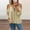 Beige, variant on Jophufed Women Summer Tops Casual Lace Half Sleeve V-Neck Zipper Hollow Out T-Shirt Blouse Tops Flash picks