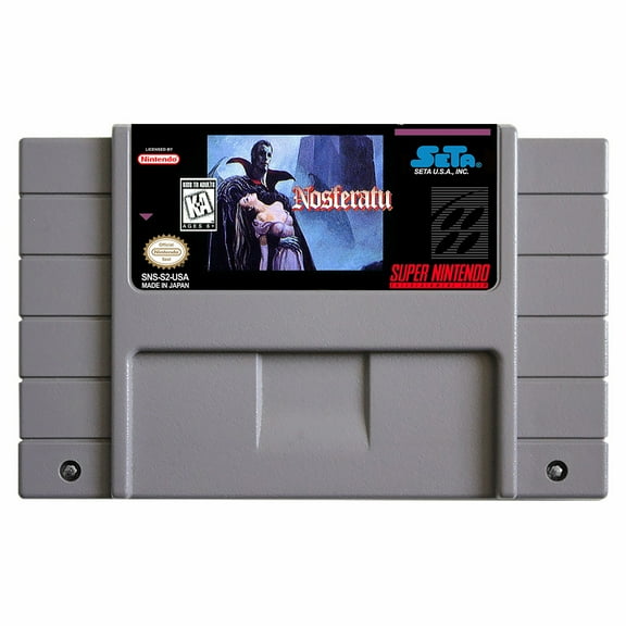 SNES Games Cartridge Nosferatu