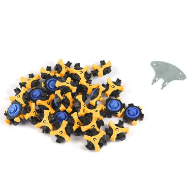 SOFTSPIKES Tacchetta, Black Widow Cleat (Pins), Nero, Confezione Unisex, Spilli Neri, Bag of 1 Set