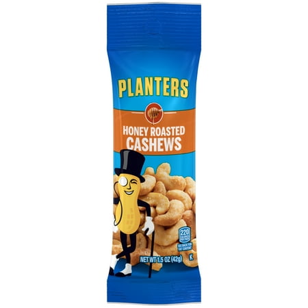 Planters Honey Roasted Cashews 1.5 oz. Bag