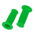 thumbnail image 1 of Cubiertas de empuñaduras de manillar de bicicleta Unique Bargains de 85 mm de largo, ligeras, protectores de empuñaduras de ciclismo, verdes, 1 par, 1 of 6