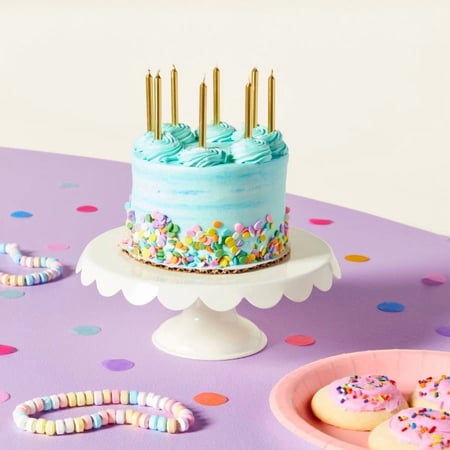 20ct Birthday Candle Gold - Wax Cake Candles, 2.31" Height, 20 Pieces